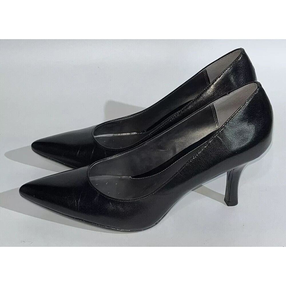 Preloved Alfani Women's Shoes Pumps Heels Sz 6.5 Black Step-n-Flex Gracie